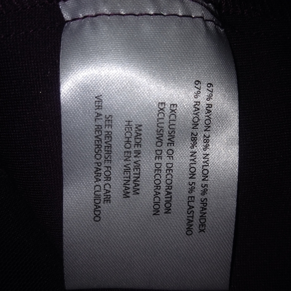 Eddie Bauer Leggings, Dark Purple/Plum, Small - Picture 3 of 3